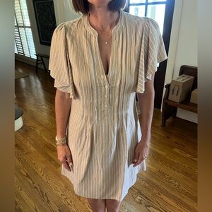 LOFT linen blend dress